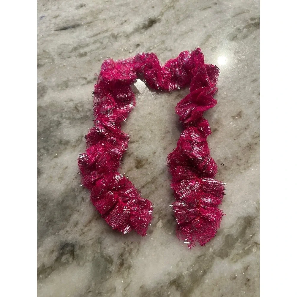 Vintage 1977 Superstar Barbie Pink Satin‎ Dress And Boa Outfit